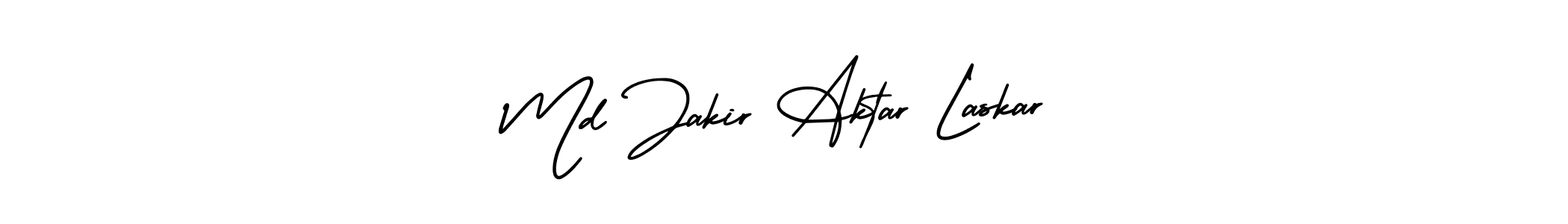 You can use this online signature creator to create a handwritten signature for the name Md Jakir Aktar Laskar. This is the best online autograph maker. Md Jakir Aktar Laskar signature style 3 images and pictures png