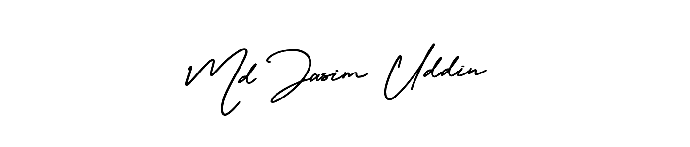 if you are searching for the best signature style for your name Md Jasim Uddin. so please give up your signature search. here we have designed multiple signature styles  using AmerikaSignatureDemo-Regular. Md Jasim Uddin signature style 3 images and pictures png