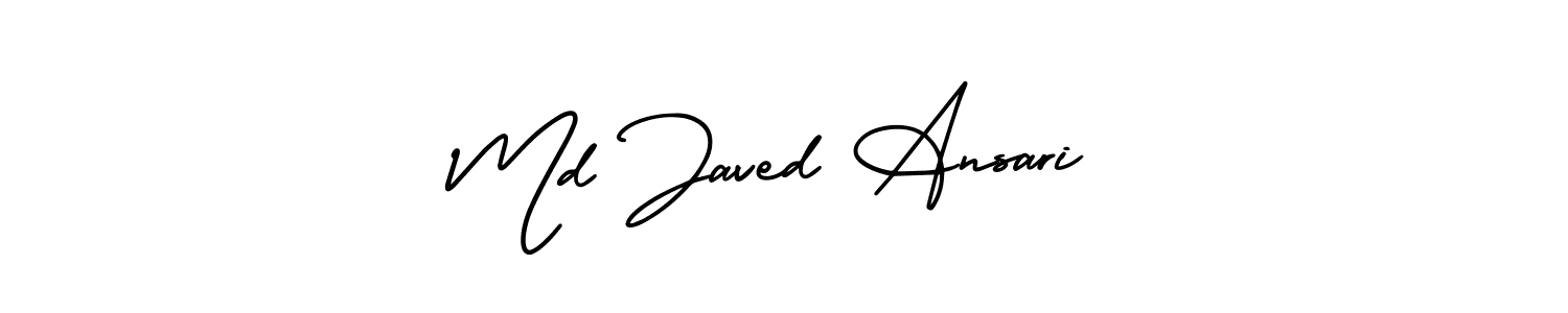 Make a short Md Javed Ansari signature style. Manage your documents anywhere anytime using AmerikaSignatureDemo-Regular. Create and add eSignatures, submit forms, share and send files easily. Md Javed Ansari signature style 3 images and pictures png
