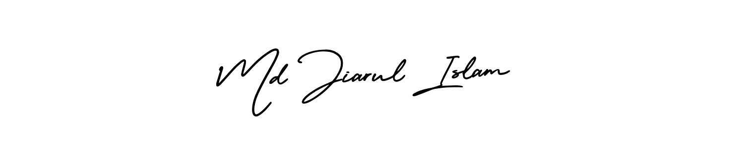 Use a signature maker to create a handwritten signature online. With this signature software, you can design (AmerikaSignatureDemo-Regular) your own signature for name Md Jiarul Islam. Md Jiarul Islam signature style 3 images and pictures png