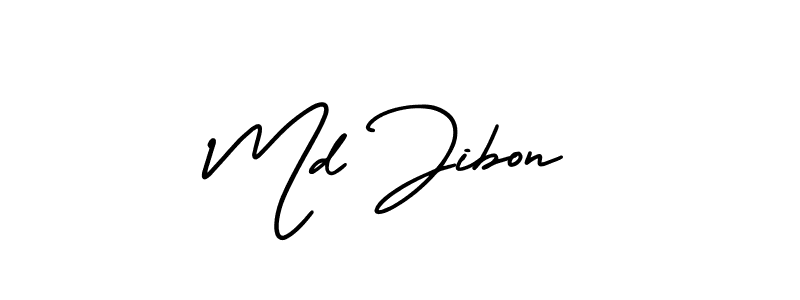 This is the best signature style for the Md Jibon name. Also you like these signature font (AmerikaSignatureDemo-Regular). Mix name signature. Md Jibon signature style 3 images and pictures png