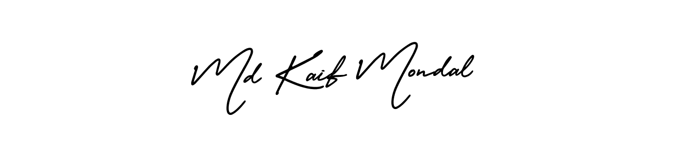 It looks lik you need a new signature style for name Md Kaif Mondal. Design unique handwritten (AmerikaSignatureDemo-Regular) signature with our free signature maker in just a few clicks. Md Kaif Mondal signature style 3 images and pictures png