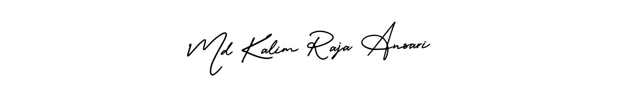 How to make Md Kalim Raja Ansari name signature. Use AmerikaSignatureDemo-Regular style for creating short signs online. This is the latest handwritten sign. Md Kalim Raja Ansari signature style 3 images and pictures png