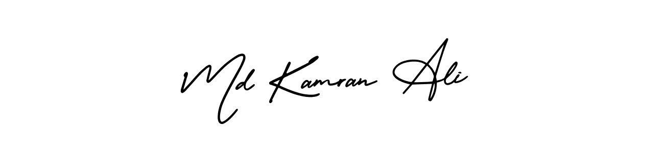 Create a beautiful signature design for name Md Kamran Ali. With this signature (AmerikaSignatureDemo-Regular) fonts, you can make a handwritten signature for free. Md Kamran Ali signature style 3 images and pictures png