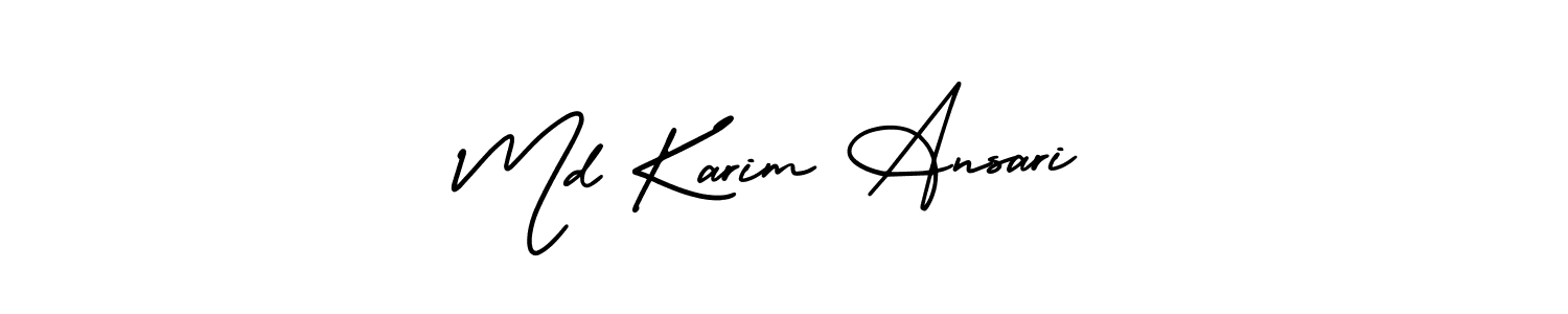 Best and Professional Signature Style for Md Karim Ansari. AmerikaSignatureDemo-Regular Best Signature Style Collection. Md Karim Ansari signature style 3 images and pictures png