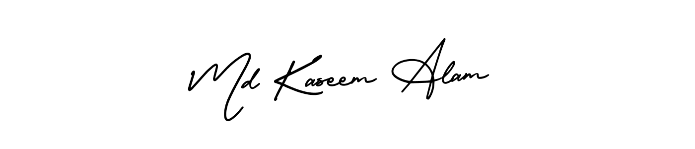 Create a beautiful signature design for name Md Kaseem Alam. With this signature (AmerikaSignatureDemo-Regular) fonts, you can make a handwritten signature for free. Md Kaseem Alam signature style 3 images and pictures png