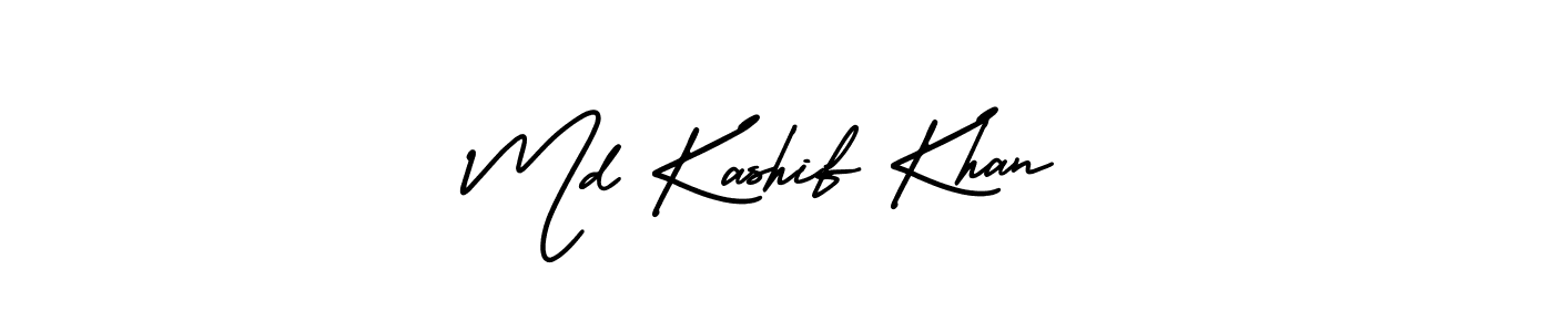 Md Kashif Khan stylish signature style. Best Handwritten Sign (AmerikaSignatureDemo-Regular) for my name. Handwritten Signature Collection Ideas for my name Md Kashif Khan. Md Kashif Khan signature style 3 images and pictures png