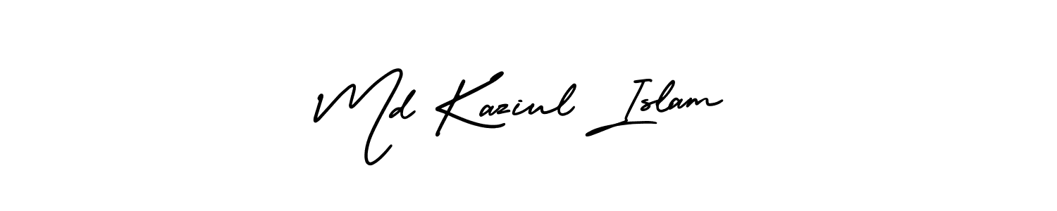 AmerikaSignatureDemo-Regular is a professional signature style that is perfect for those who want to add a touch of class to their signature. It is also a great choice for those who want to make their signature more unique. Get Md Kaziul Islam name to fancy signature for free. Md Kaziul Islam signature style 3 images and pictures png