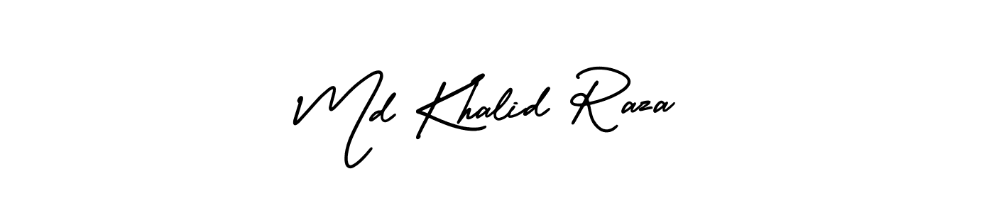 Also we have Md Khalid Raza name is the best signature style. Create professional handwritten signature collection using AmerikaSignatureDemo-Regular autograph style. Md Khalid Raza signature style 3 images and pictures png