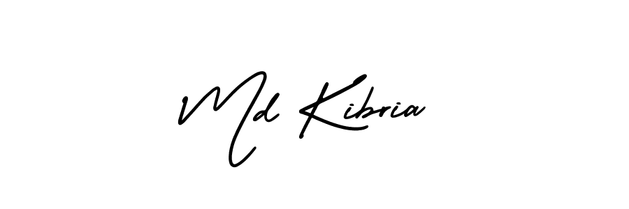 Md Kibria stylish signature style. Best Handwritten Sign (AmerikaSignatureDemo-Regular) for my name. Handwritten Signature Collection Ideas for my name Md Kibria. Md Kibria signature style 3 images and pictures png