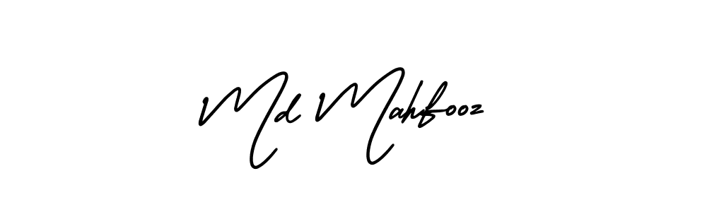 Similarly AmerikaSignatureDemo-Regular is the best handwritten signature design. Signature creator online .You can use it as an online autograph creator for name Md Mahfooz. Md Mahfooz signature style 3 images and pictures png