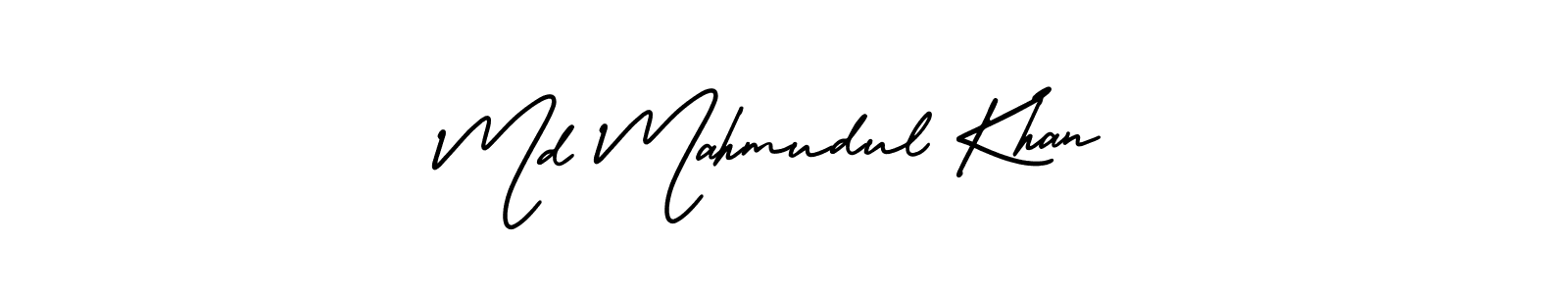 Create a beautiful signature design for name Md Mahmudul Khan. With this signature (AmerikaSignatureDemo-Regular) fonts, you can make a handwritten signature for free. Md Mahmudul Khan signature style 3 images and pictures png