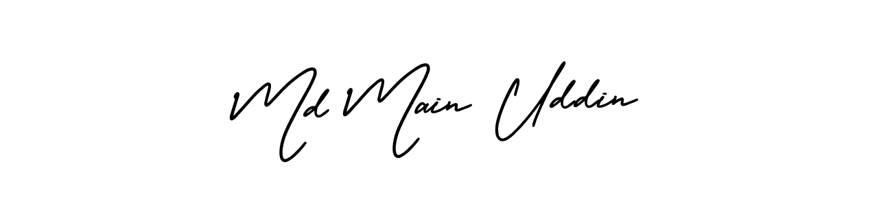 Also we have Md Main Uddin name is the best signature style. Create professional handwritten signature collection using AmerikaSignatureDemo-Regular autograph style. Md Main Uddin signature style 3 images and pictures png