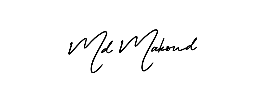 This is the best signature style for the Md Maksud name. Also you like these signature font (AmerikaSignatureDemo-Regular). Mix name signature. Md Maksud signature style 3 images and pictures png