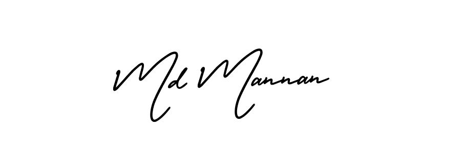 Similarly AmerikaSignatureDemo-Regular is the best handwritten signature design. Signature creator online .You can use it as an online autograph creator for name Md Mannan. Md Mannan signature style 3 images and pictures png