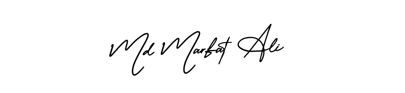 How to Draw Md Marfat Ali signature style? AmerikaSignatureDemo-Regular is a latest design signature styles for name Md Marfat Ali. Md Marfat Ali signature style 3 images and pictures png