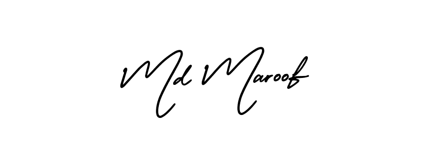 Similarly AmerikaSignatureDemo-Regular is the best handwritten signature design. Signature creator online .You can use it as an online autograph creator for name Md Maroof. Md Maroof signature style 3 images and pictures png