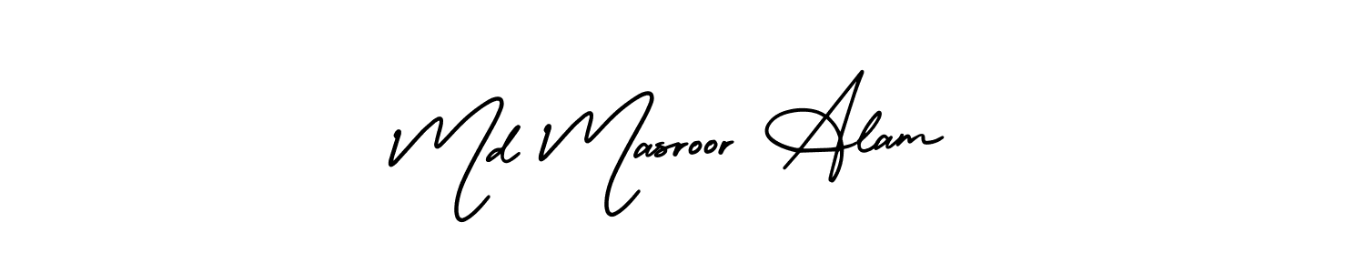 You can use this online signature creator to create a handwritten signature for the name Md Masroor Alam. This is the best online autograph maker. Md Masroor Alam signature style 3 images and pictures png