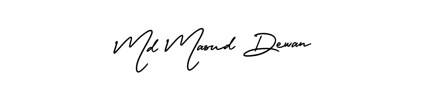 Make a short Md Masud Dewan signature style. Manage your documents anywhere anytime using AmerikaSignatureDemo-Regular. Create and add eSignatures, submit forms, share and send files easily. Md Masud Dewan signature style 3 images and pictures png