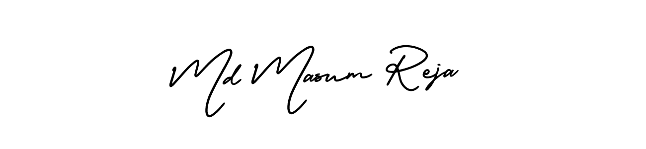 Also we have Md Masum Reja name is the best signature style. Create professional handwritten signature collection using AmerikaSignatureDemo-Regular autograph style. Md Masum Reja signature style 3 images and pictures png