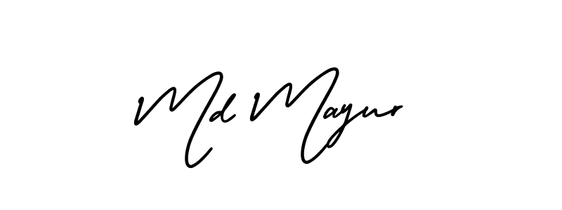 You should practise on your own different ways (AmerikaSignatureDemo-Regular) to write your name (Md Mayur) in signature. don't let someone else do it for you. Md Mayur signature style 3 images and pictures png