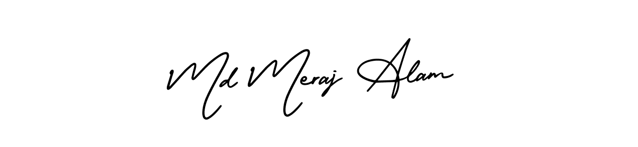 Also You can easily find your signature by using the search form. We will create Md Meraj Alam name handwritten signature images for you free of cost using AmerikaSignatureDemo-Regular sign style. Md Meraj Alam signature style 3 images and pictures png