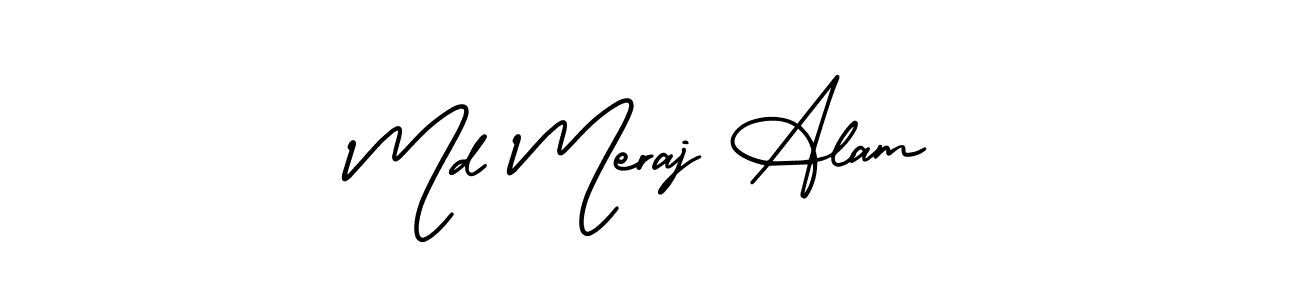 How to make Md Meraj Alam signature? AmerikaSignatureDemo-Regular is a professional autograph style. Create handwritten signature for Md Meraj Alam name. Md Meraj Alam signature style 3 images and pictures png