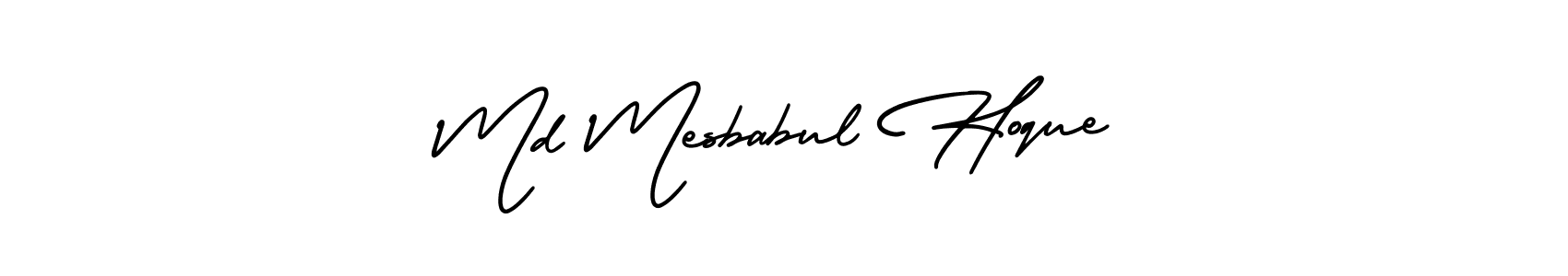 It looks lik you need a new signature style for name Md Mesbabul Hoque. Design unique handwritten (AmerikaSignatureDemo-Regular) signature with our free signature maker in just a few clicks. Md Mesbabul Hoque signature style 3 images and pictures png