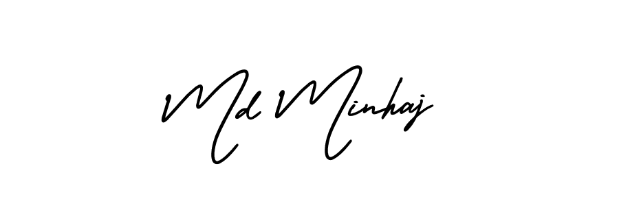 Make a beautiful signature design for name Md Minhaj. Use this online signature maker to create a handwritten signature for free. Md Minhaj signature style 3 images and pictures png