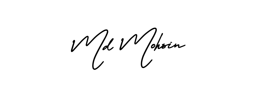 It looks lik you need a new signature style for name Md Mohsin. Design unique handwritten (AmerikaSignatureDemo-Regular) signature with our free signature maker in just a few clicks. Md Mohsin signature style 3 images and pictures png