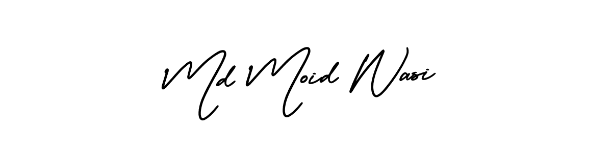 Check out images of Autograph of Md Moid Wasi name. Actor Md Moid Wasi Signature Style. AmerikaSignatureDemo-Regular is a professional sign style online. Md Moid Wasi signature style 3 images and pictures png