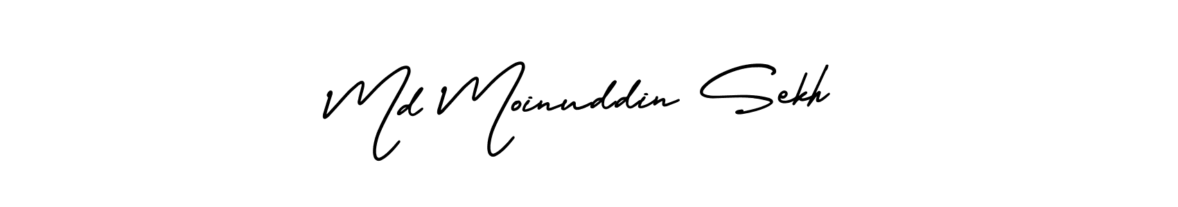 Also You can easily find your signature by using the search form. We will create Md Moinuddin Sekh name handwritten signature images for you free of cost using AmerikaSignatureDemo-Regular sign style. Md Moinuddin Sekh signature style 3 images and pictures png
