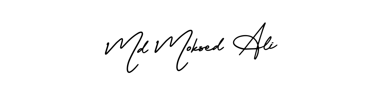 Also we have Md Moksed Ali name is the best signature style. Create professional handwritten signature collection using AmerikaSignatureDemo-Regular autograph style. Md Moksed Ali signature style 3 images and pictures png