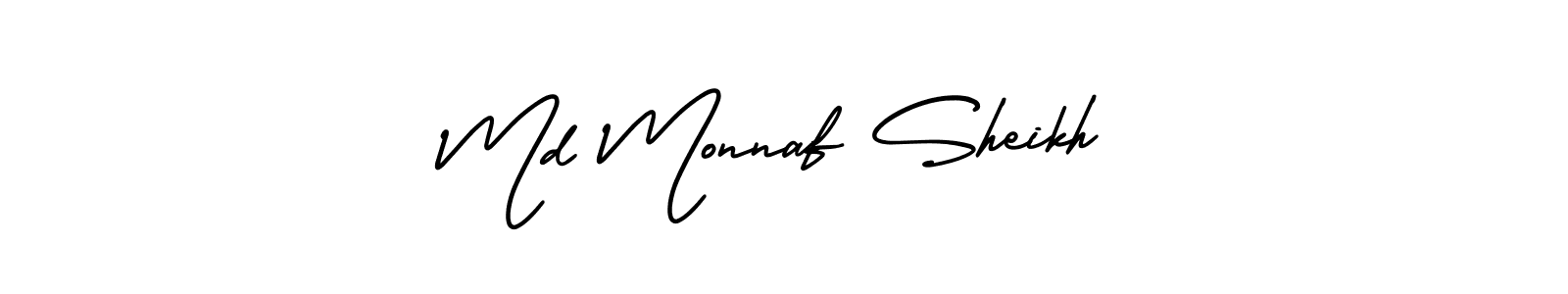 Best and Professional Signature Style for Md Monnaf Sheikh. AmerikaSignatureDemo-Regular Best Signature Style Collection. Md Monnaf Sheikh signature style 3 images and pictures png