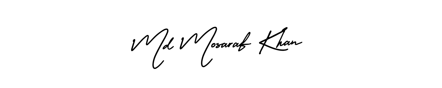It looks lik you need a new signature style for name Md Mosaraf Khan. Design unique handwritten (AmerikaSignatureDemo-Regular) signature with our free signature maker in just a few clicks. Md Mosaraf Khan signature style 3 images and pictures png