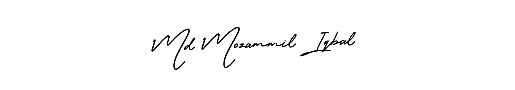Make a short Md Mozammil Iqbal signature style. Manage your documents anywhere anytime using AmerikaSignatureDemo-Regular. Create and add eSignatures, submit forms, share and send files easily. Md Mozammil Iqbal signature style 3 images and pictures png