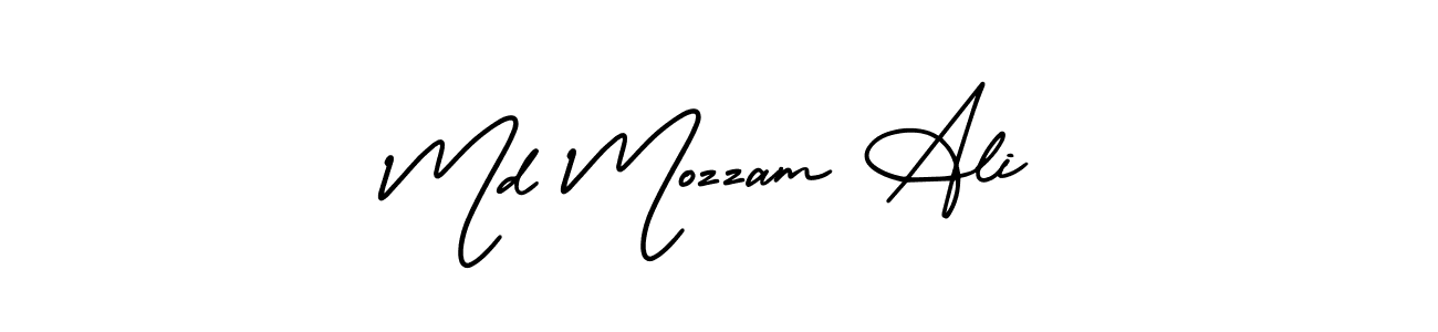 Make a short Md Mozzam Ali signature style. Manage your documents anywhere anytime using AmerikaSignatureDemo-Regular. Create and add eSignatures, submit forms, share and send files easily. Md Mozzam Ali signature style 3 images and pictures png