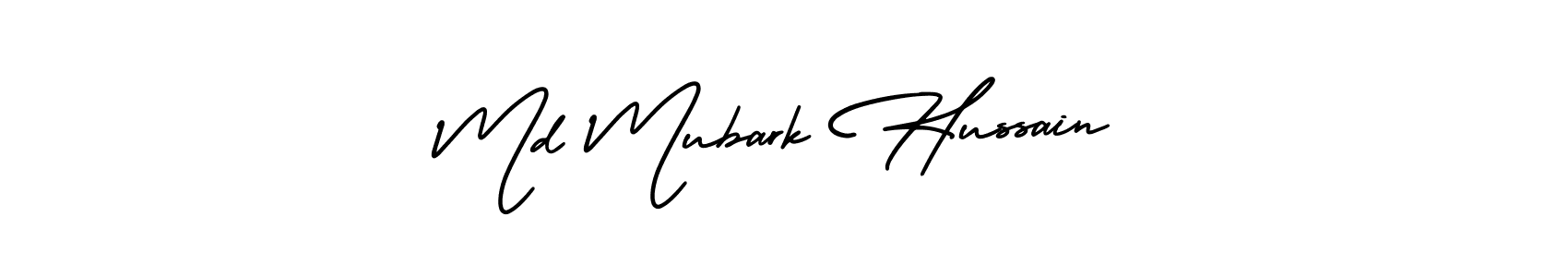 Make a short Md Mubark Hussain signature style. Manage your documents anywhere anytime using AmerikaSignatureDemo-Regular. Create and add eSignatures, submit forms, share and send files easily. Md Mubark Hussain signature style 3 images and pictures png