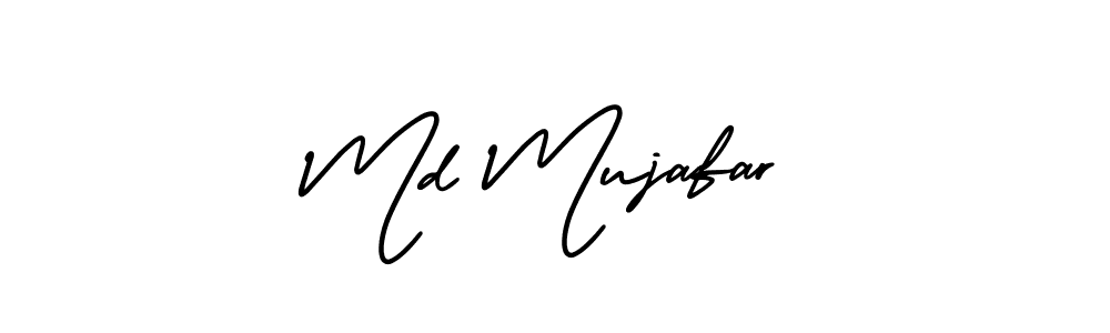if you are searching for the best signature style for your name Md Mujafar. so please give up your signature search. here we have designed multiple signature styles  using AmerikaSignatureDemo-Regular. Md Mujafar signature style 3 images and pictures png