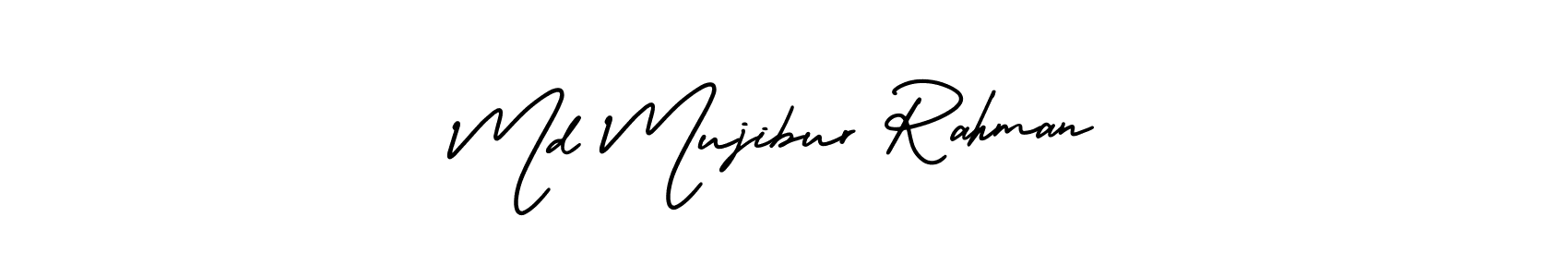 Design your own signature with our free online signature maker. With this signature software, you can create a handwritten (AmerikaSignatureDemo-Regular) signature for name Md Mujibur Rahman. Md Mujibur Rahman signature style 3 images and pictures png