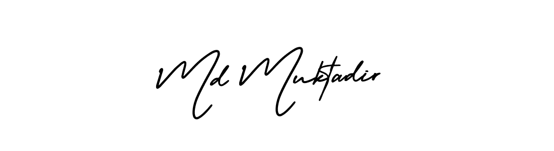 Check out images of Autograph of Md Muktadir name. Actor Md Muktadir Signature Style. AmerikaSignatureDemo-Regular is a professional sign style online. Md Muktadir signature style 3 images and pictures png