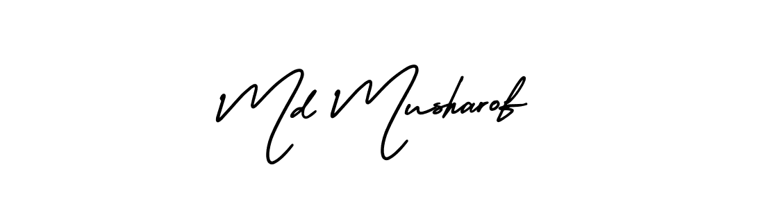 It looks lik you need a new signature style for name Md Musharof. Design unique handwritten (AmerikaSignatureDemo-Regular) signature with our free signature maker in just a few clicks. Md Musharof signature style 3 images and pictures png