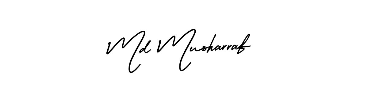 How to Draw Md Musharraf signature style? AmerikaSignatureDemo-Regular is a latest design signature styles for name Md Musharraf. Md Musharraf signature style 3 images and pictures png