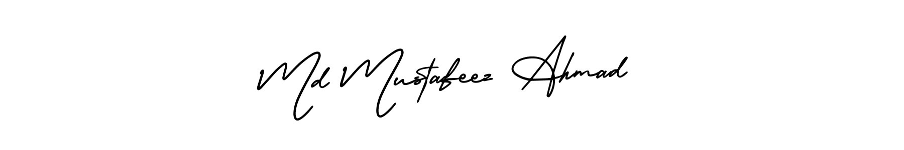 Make a beautiful signature design for name Md Mustafeez Ahmad. Use this online signature maker to create a handwritten signature for free. Md Mustafeez Ahmad signature style 3 images and pictures png