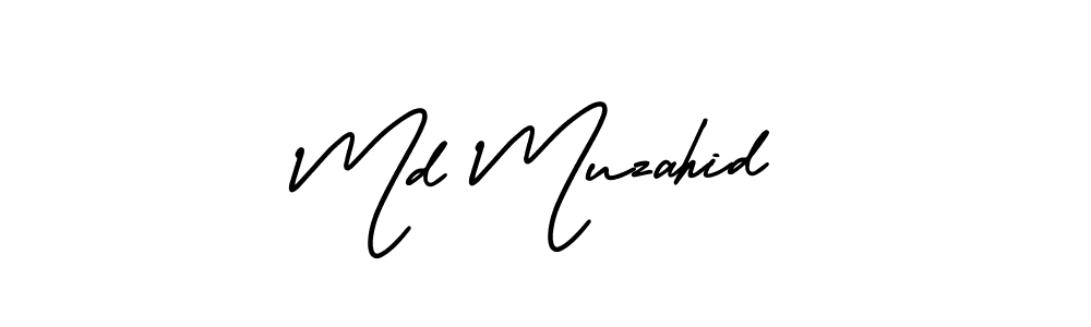 Similarly AmerikaSignatureDemo-Regular is the best handwritten signature design. Signature creator online .You can use it as an online autograph creator for name Md Muzahid. Md Muzahid signature style 3 images and pictures png