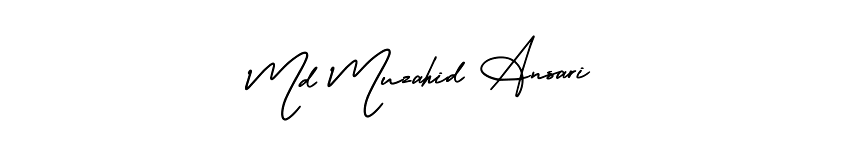 Also we have Md Muzahid Ansari name is the best signature style. Create professional handwritten signature collection using AmerikaSignatureDemo-Regular autograph style. Md Muzahid Ansari signature style 3 images and pictures png