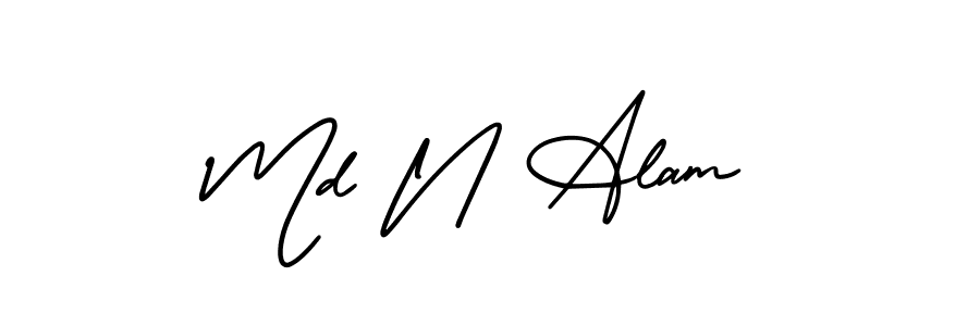 Also we have Md N Alam name is the best signature style. Create professional handwritten signature collection using AmerikaSignatureDemo-Regular autograph style. Md N Alam signature style 3 images and pictures png