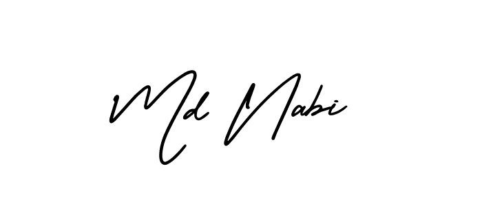 Check out images of Autograph of Md Nabi name. Actor Md Nabi Signature Style. AmerikaSignatureDemo-Regular is a professional sign style online. Md Nabi signature style 3 images and pictures png