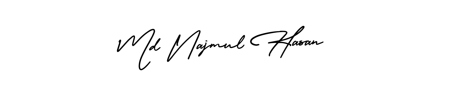Make a beautiful signature design for name Md Najmul Hasan. Use this online signature maker to create a handwritten signature for free. Md Najmul Hasan signature style 3 images and pictures png