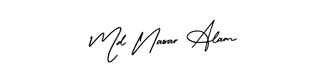 Here are the top 10 professional signature styles for the name Md Nasar Alam. These are the best autograph styles you can use for your name. Md Nasar Alam signature style 3 images and pictures png